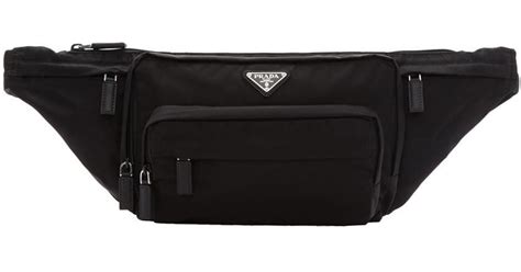 prada black nylon tessuto fanny pack|Prada nylon backpack usa.